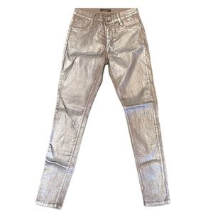 Metallic Denim Great fit